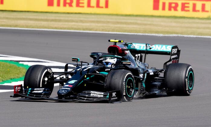 Motorsports: FIA Formula One World Championship, WM, Weltmeisterschaft 2020, Grand Prix of Great Britain, 77 Valtteri Bottas (FIN, Mercedes-AMG Petronas Formula One Team), Silverstone Great Britain