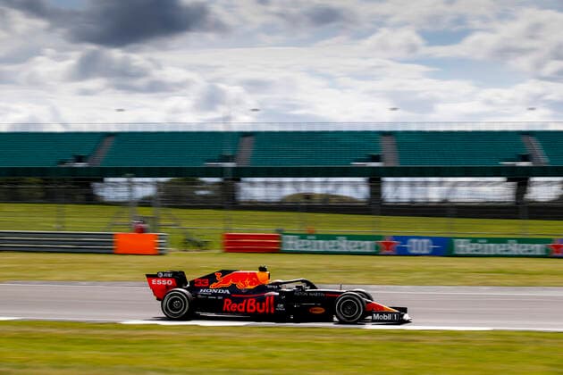 Motorsports: FIA Formula One World Championship, WM, Weltmeisterschaft 2020, Grand Prix of Great Britain, 33 Max Verstappen (NLD, Aston Martin Red Bull Racing), Silverstone Great Britain