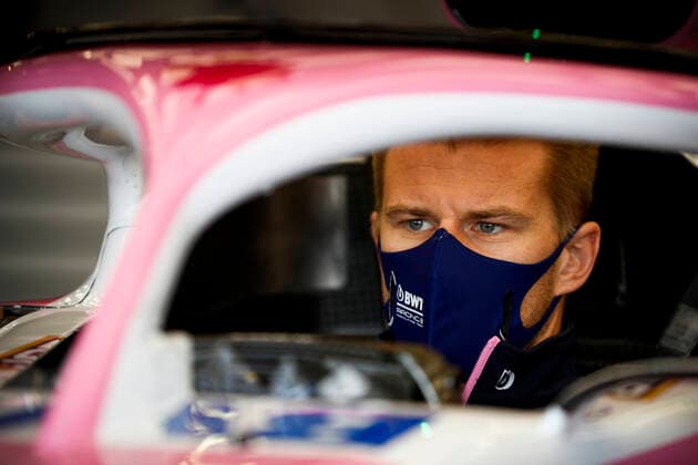 Sport Bilder des Tages Motorsports: FIA Formula One World Championship, WM, Weltmeisterschaft 2020, Grand Prix of Great Britain Motorsports: FIA Formula One World Championship 2020, Grand Prix of Great Britain, 27 Nico Hulkenberg (GER, BWT Racing Point F1 Team),