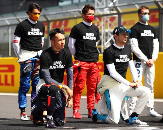 Motorsports: FIA Formula One World Championship, WM, Weltmeisterschaft 2020, Grand Prix of Great Britain Motorsports: FIA Formula One World Championship 2020, Grand Prix of Great Britain, 23 Alexander Albon (THA, Aston Martin Red Bull Racing), 6 Nicholas Latifi (CAN, Williams Racing),