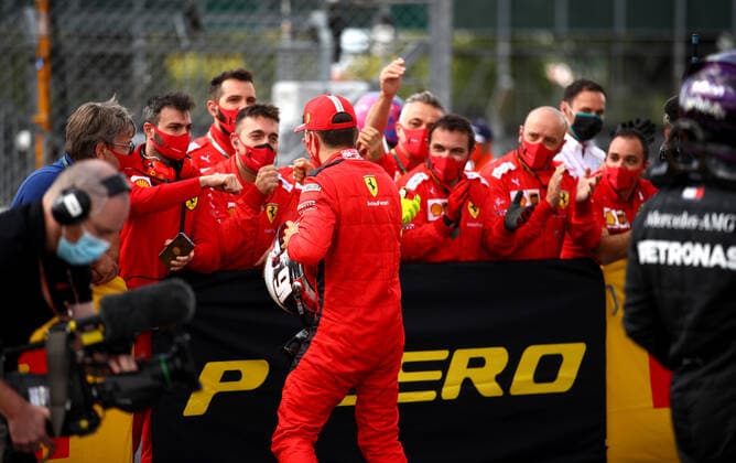 Motorsports: FIA Formula One World Championship, WM, Weltmeisterschaft 2020, Grand Prix of Great Britain Motorsports: FIA Formula One World Championship 2020, Grand Prix of Great Britain, 16 Charles Leclerc (MCO, Scuderia Ferrari Mission Winnow),