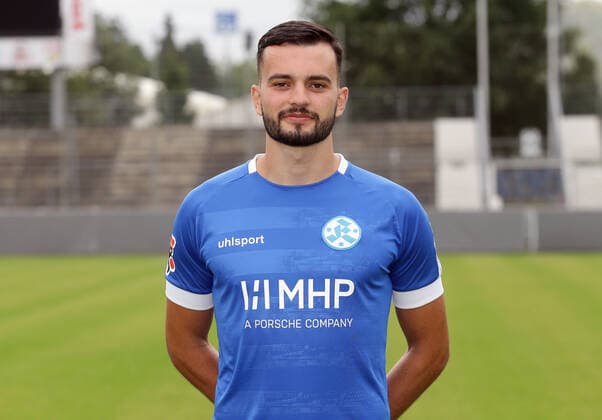 03.08.2020, Stuttgart , Oberliga , Fototermin Stuttgarter Kickers , Bleron Visoka
