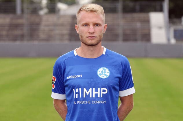 03.08.2020, Stuttgart , Oberliga , Fototermin Stuttgarter Kickers , Marvin Weiss