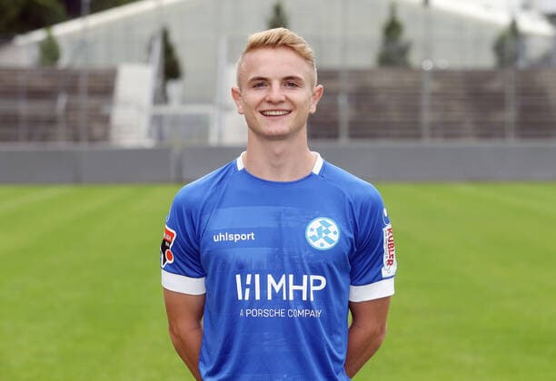 03.08.2020, Stuttgart , Oberliga , Fototermin Stuttgarter Kickers , Marian Riedinger