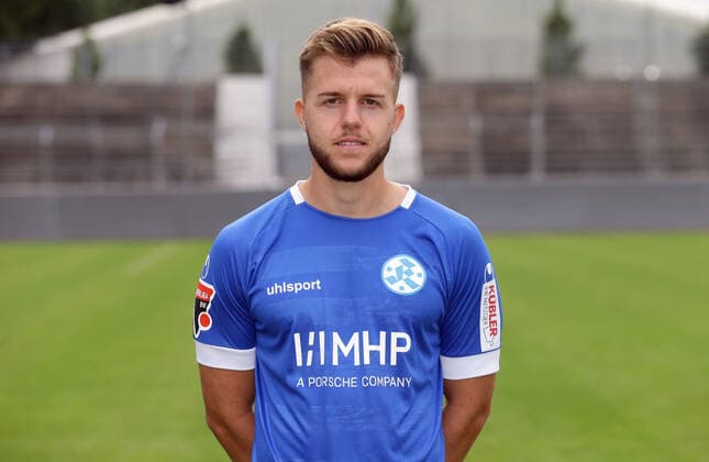 03.08.2020, Stuttgart , Oberliga , Fototermin Stuttgarter Kickers , David Kammenbauer