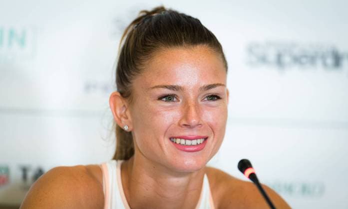 August 6, 2020, Palermo, ITALY: Camila Giorgi of Italy talks to the media after winning her second round match against Kaja Juvan of Slovenia at the 2020 Palermo Ladies Open WTA, Tennis Damen International tennis tournament Palermo ITALY - ZUMAa181 20200806_zaa_a181_101 Copyright: xRobxPrangex