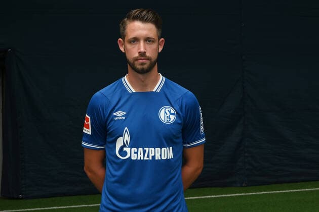 Mark Uth; FC Schalke 04; 1.BL, Porträttermin 2020 2021 Gelsenkirchen Nordrhein-Westfalen Deutschland
