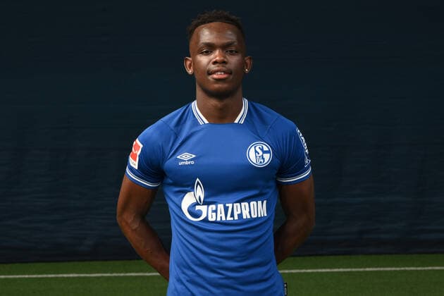 Rabbi Matondo; FC Schalke 04; 1.BL, Porträttermin 2020 2021 Gelsenkirchen Nordrhein-Westfalen Deutschland