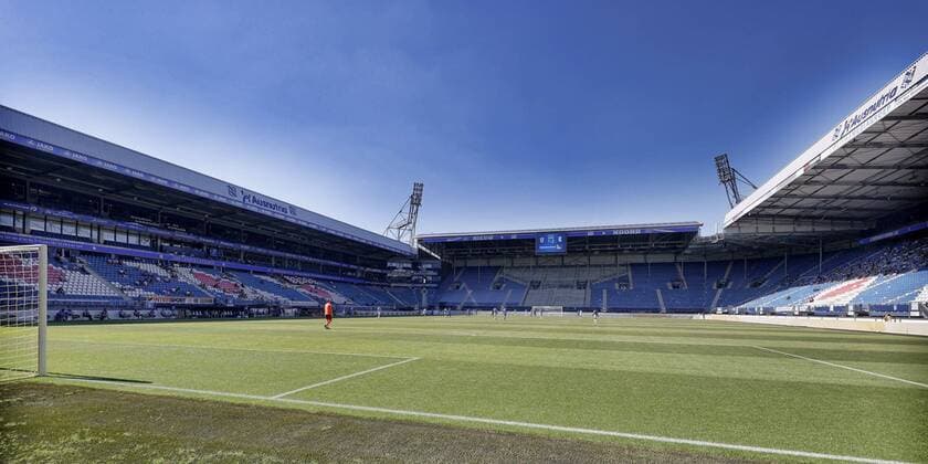 HEERENVEEN, Abe Lenstra Stadium, 07-08-2020 friendly match Dutch football season 2020 2021 Heerenveen - Vitesse. Stadium overview Heerenveen - Vitesse  x8867998x Copyright: