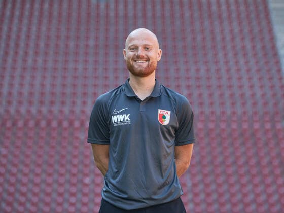 Jonas Scheuermann (Co-Trainer FC Augsburg), FC Augsburg 1907; 1.BL, Porträttermin 2020 2021,