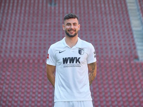 Marco Richter, FC Augsburg 1907; 1.BL, Porträttermin 2020 2021,
