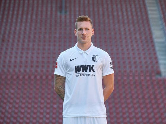 Andre Hahn, FC Augsburg 1907; 1.BL, Porträttermin 2020 2021,