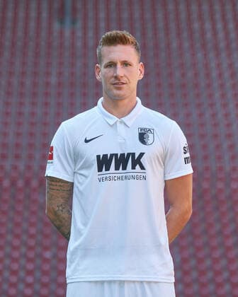 Andre Hahn, FC Augsburg 1907; 1.BL, Porträttermin 2020 2021,