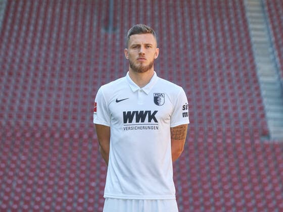 Jeffrey Gouweleeuw, FC Augsburg 1907; 1.BL, Porträttermin 2020 2021,