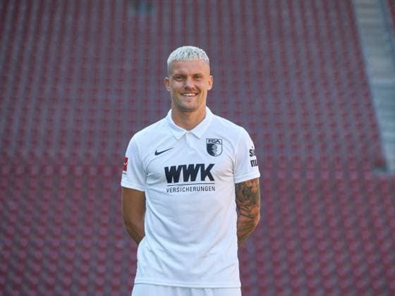 Philipp Max, FC Augsburg 1907; 1.BL, Porträttermin 2020 2021,