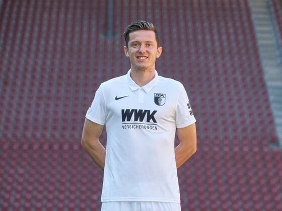 Michael Gregoritsch, FC Augsburg 1907; 1.BL, Porträttermin 2020 2021,