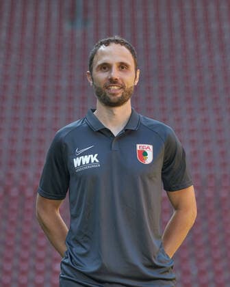 Daniel Müller (Reha- und Athletiktrainer), FC Augsburg 1907; 1.BL, Porträttermin 2020 2021,