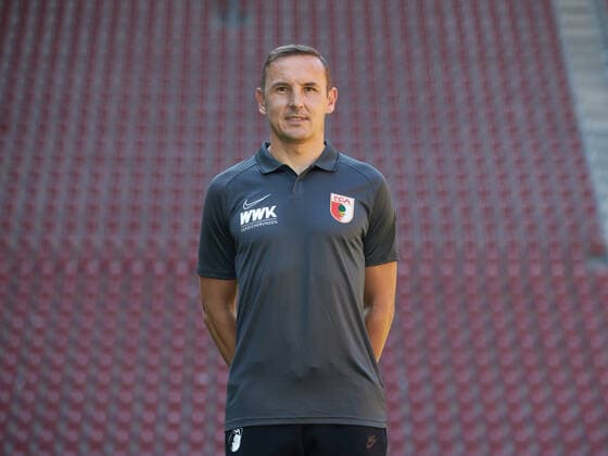 Tobias Zellner (Co-Trainer), FC Augsburg 1907; 1.BL, Porträttermin 2020 2021,
