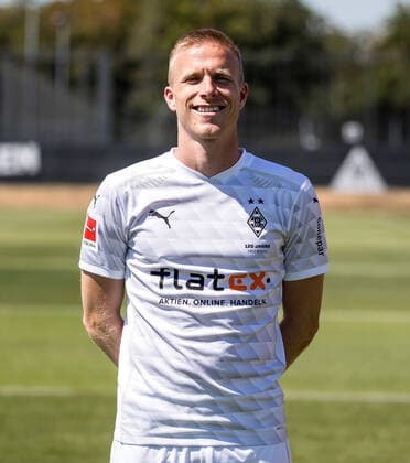 Oscar Wendt (BMG) Borussia Mönchengladbach Porträttermin 2020 2021 Porträt, Vorstellung, Präsentation, Pressetermin, Fußball, GER 07.08.2020, Fussball, Vorstellung, Präsentation, Pressetermin, Fußball, GER; 1. Bundesliga, Saison 2020 21, Moenchengladbach Foto: Moritz Müller Only for Editorial use