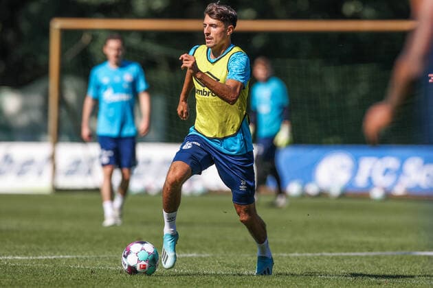 08.08.2020, Fussball, Saison 2019 2020, Bundesliga, Trainingslager FC Schalke 04, Alessandro Schöpf (FC Schalke 04) Herzlake NDS Deutschland xRHR-FOTO TRx
