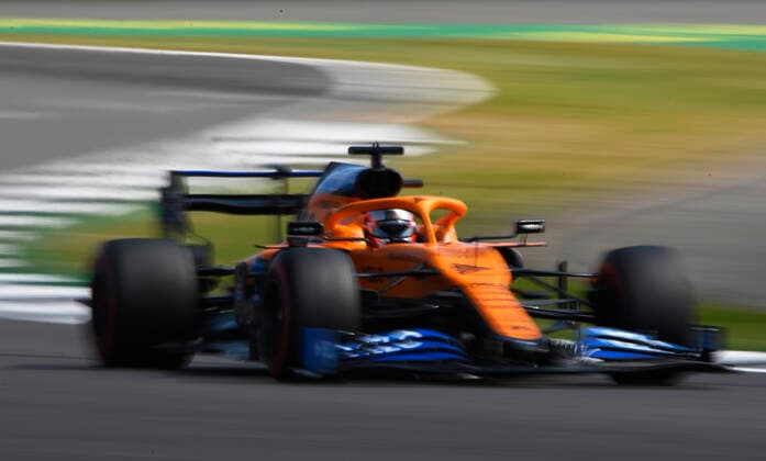 Motorsports: FIA Formula One World Championship, WM, Weltmeisterschaft 2020, Grand Prix of 70th Anniversary Motorsports: FIA Formula One World Championship 2020, Grand Prix of 70th Anniversary, 55 Carlos Sainz (ESP, McLaren F1 Team),