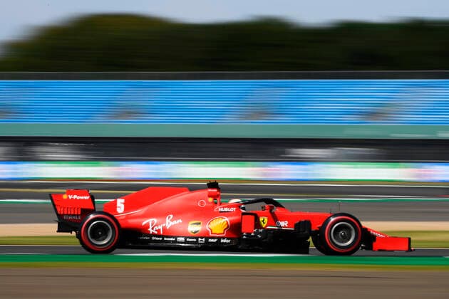 Motorsports: FIA Formula One World Championship, WM, Weltmeisterschaft 2020, Grand Prix of 70th Anniversary Motorsports: FIA Formula One World Championship 2020, Grand Prix of 70th Anniversary, 5 Sebastian Vettel (GER, Scuderia Ferrari Mission Winnow),