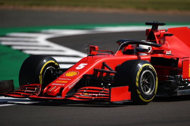 Motorsports: FIA Formula One World Championship, WM, Weltmeisterschaft 2020, Grand Prix of 70th Anniversary Motorsports: FIA Formula One World Championship 2020, Grand Prix of 70th Anniversary, 5 Sebastian Vettel (GER, Scuderia Ferrari Mission Winnow),