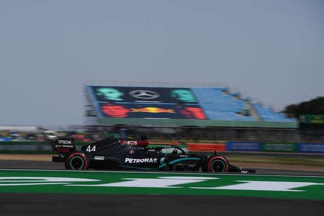 Motorsports: FIA Formula One World Championship, WM, Weltmeisterschaft 2020, Grand Prix of 70th Anniversary Motorsports: FIA Formula One World Championship 2020, Grand Prix of 70th Anniversary, 44 Lewis Hamilton (GBR, Mercedes-AMG Petronas Formula One Team),