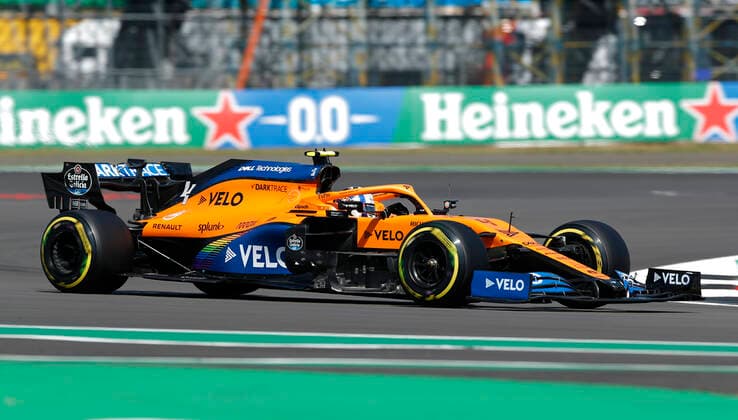 Motorsports: FIA Formula One World Championship, WM, Weltmeisterschaft 2020, Grand Prix of 70th Anniversary Motorsports: FIA Formula One World Championship 2020, Grand Prix of 70th Anniversary, 4 Lando Norris (GBR, McLaren F1 Team),