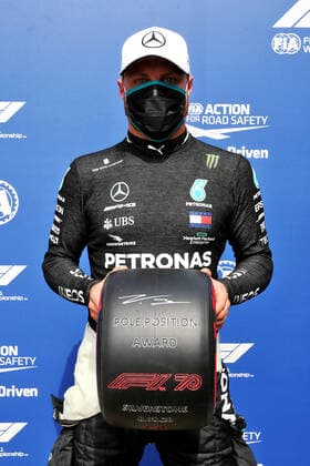 Motorsports: FIA Formula One World Championship, WM, Weltmeisterschaft 2020, Grand Prix of 70th Anniversary Motorsports: FIA Formula One World Championship 2020, Grand Prix of 70th Anniversary, 77 Valtteri Bottas (FIN, Mercedes-AMG Petronas Formula One Team),