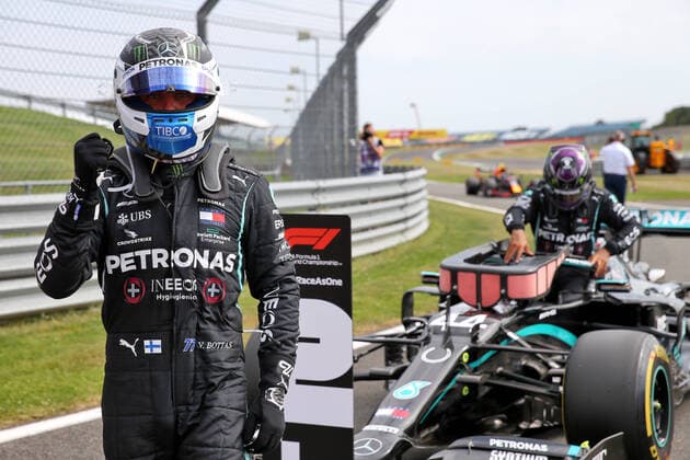 Motorsports: FIA Formula One World Championship, WM, Weltmeisterschaft 2020, Grand Prix of 70th Anniversary Motorsports: FIA Formula One World Championship 2020, Grand Prix of 70th Anniversary, 77 Valtteri Bottas (FIN, Mercedes-AMG Petronas Formula One Team),