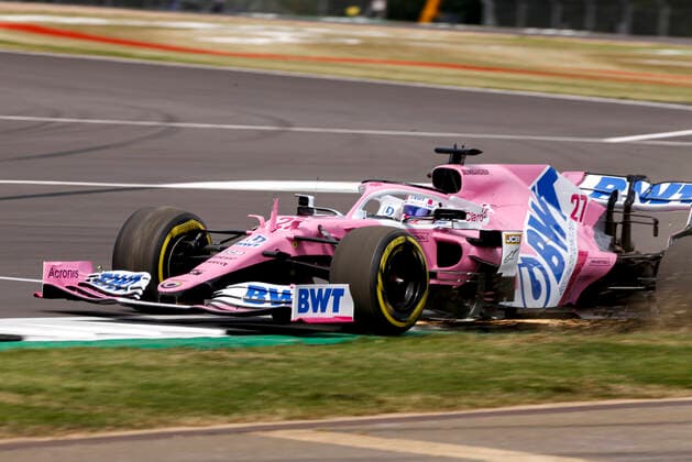 Motorsports: FIA Formula One World Championship, WM, Weltmeisterschaft 2020, Grand Prix of 70th Anniversary, 27 Nico Hulkenberg (GER, BWT Racing Point F1 Team), Silverstone Great Britain