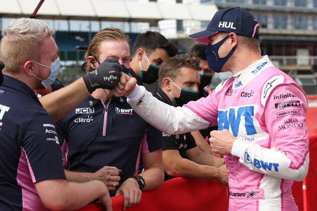 Motorsports: FIA Formula One World Championship, WM, Weltmeisterschaft 2020, Grand Prix of 70th Anniversary Motorsports: FIA Formula One World Championship 2020, Grand Prix of 70th Anniversary, 27 Nico Hulkenberg (GER, BWT Racing Point F1 Team),