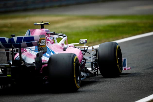 Motorsports: FIA Formula One World Championship, WM, Weltmeisterschaft 2020, Grand Prix of 70th Anniversary, 18 Lance Stroll (CAN, BWT Racing Point F1 Team), Silverstone Great Britain