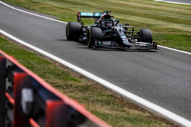 Motorsports: FIA Formula One World Championship, WM, Weltmeisterschaft 2020, Grand Prix of 70th Anniversary, 44 Lewis Hamilton (GBR, Mercedes-AMG Petronas Formula One Team), Silverstone Great Britain