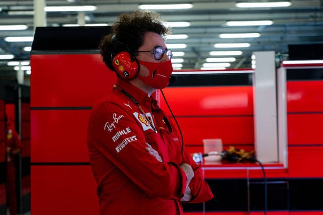 Motorsports: FIA Formula One World Championship, WM, Weltmeisterschaft 2020, Grand Prix of 70th Anniversary Motorsports: FIA Formula One World Championship 2020, Grand Prix of 70th Anniversary, Mattia Binotto (ITA, Scuderia Ferrari Mission Winnow),