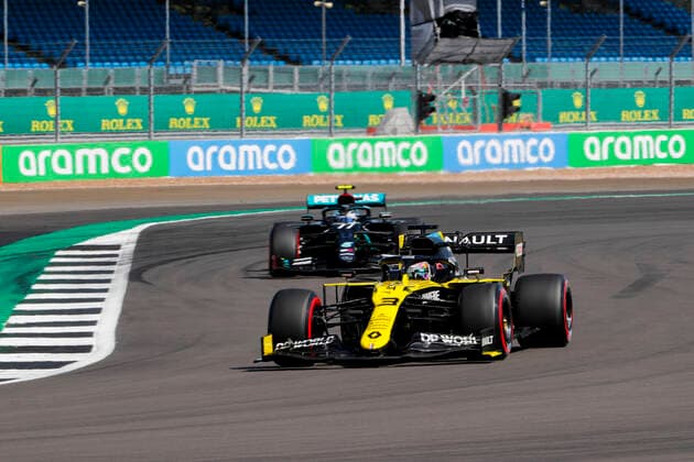Motorsports: FIA Formula One World Championship, WM, Weltmeisterschaft 2020, Grand Prix of 70th Anniversary Motorsports: FIA Formula One World Championship 2020, Grand Prix of 70th Anniversary, 3 Daniel Ricciardo (AUS, Renault DP World F1 Team),