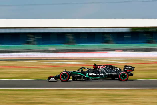 Motorsports: FIA Formula One World Championship, WM, Weltmeisterschaft 2020, Grand Prix of 70th Anniversary Motorsports: FIA Formula One World Championship 2020, Grand Prix of 70th Anniversary, 77 Valtteri Bottas (FIN, Mercedes-AMG Petronas Formula One Team),