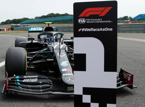 Motorsports: FIA Formula One World Championship, WM, Weltmeisterschaft 2020, Grand Prix of 70th Anniversary Motorsports: FIA Formula One World Championship 2020, Grand Prix of 70th Anniversary, 77 Valtteri Bottas (FIN, Mercedes-AMG Petronas Formula One Team),