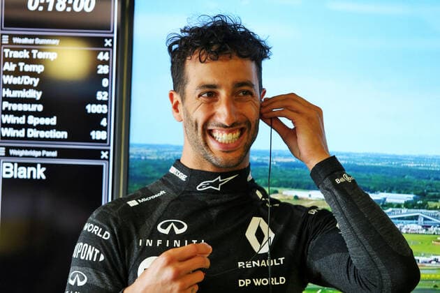 Motorsports: FIA Formula One World Championship, WM, Weltmeisterschaft 2020, Grand Prix of 70th Anniversary Motorsports: FIA Formula One World Championship 2020, Grand Prix of 70th Anniversary, 3 Daniel Ricciardo (AUS, Renault DP World F1 Team),