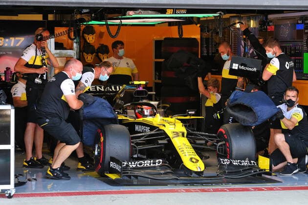 Motorsports: FIA Formula One World Championship, WM, Weltmeisterschaft 2020, Grand Prix of 70th Anniversary Motorsports: FIA Formula One World Championship 2020, Grand Prix of 70th Anniversary, 31 Esteban Ocon (FRA, Renault DP World F1 Team),