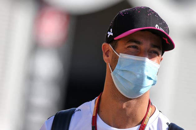 Motorsports: FIA Formula One World Championship, WM, Weltmeisterschaft 2020, Grand Prix of 70th Anniversary Motorsports: FIA Formula One World Championship 2020, Grand Prix of 70th Anniversary, 3 Daniel Ricciardo (AUS, Renault DP World F1 Team),