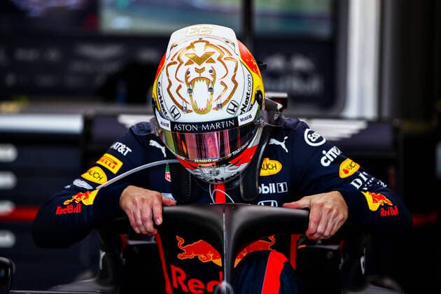 Motorsports: FIA Formula One World Championship, WM, Weltmeisterschaft 2020, Grand Prix of 70th Anniversary Motorsports: FIA Formula One World Championship 2020, Grand Prix of 70th Anniversary, 33 Max Verstappen (NLD, Aston Martin Red Bull Racing),