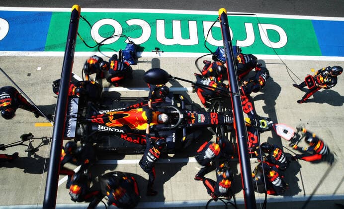 Motorsports: FIA Formula One World Championship, WM, Weltmeisterschaft 2020, Grand Prix of 70th Anniversary Motorsports: FIA Formula One World Championship 2020, Grand Prix of 70th Anniversary, 33 Max Verstappen (NLD, Aston Martin Red Bull Racing),