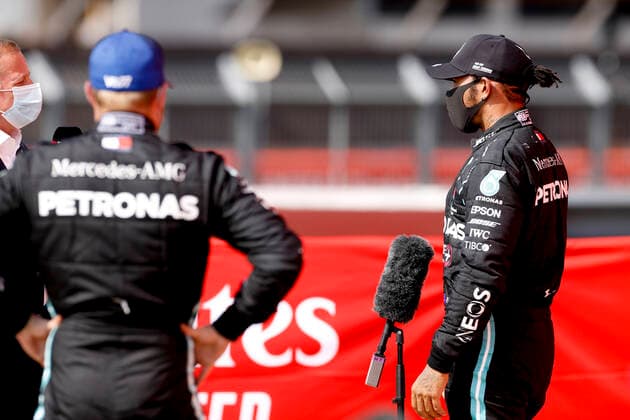 Motorsports: FIA Formula One World Championship, WM, Weltmeisterschaft 2020, Grand Prix of 70th Anniversary, 44 Lewis Hamilton (GBR, Mercedes-AMG Petronas Formula One Team), Silverstone Great Britain