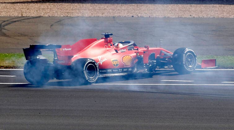 Motorsports: FIA Formula One World Championship, WM, Weltmeisterschaft 2020, Grand Prix of 70th Anniversary Motorsports: FIA Formula One World Championship 2020, Grand Prix of 70th Anniversary, 5 Sebastian Vettel (GER, Scuderia Ferrari Mission Winnow),
