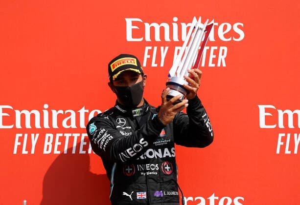 Motorsports: FIA Formula One World Championship, WM, Weltmeisterschaft 2020, Grand Prix of 70th Anniversary Motorsports: FIA Formula One World Championship 2020, Grand Prix of 70th Anniversary, 44 Lewis Hamilton (GBR, Mercedes-AMG Petronas Formula One Team),