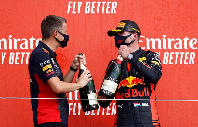 Motorsports: FIA Formula One World Championship, WM, Weltmeisterschaft 2020, Grand Prix of 70th Anniversary Motorsports: FIA Formula One World Championship 2020, Grand Prix of 70th Anniversary, 33 Max Verstappen (NLD, Aston Martin Red Bull Racing),