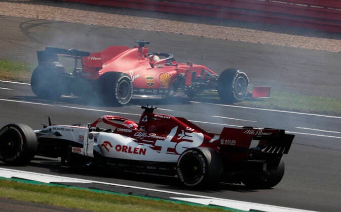 Motorsports: FIA Formula One World Championship, WM, Weltmeisterschaft 2020, Grand Prix of 70th Anniversary Motorsports: FIA Formula One World Championship 2020, Grand Prix of 70th Anniversary, 5 Sebastian Vettel (GER, Scuderia Ferrari Mission Winnow),