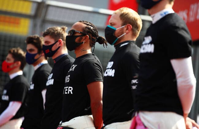 Motorsports: FIA Formula One World Championship, WM, Weltmeisterschaft 2020, Grand Prix of 70th Anniversary Motorsports: FIA Formula One World Championship 2020, Grand Prix of 70th Anniversary, 44 Lewis Hamilton (GBR, Mercedes-AMG Petronas Formula One Team),